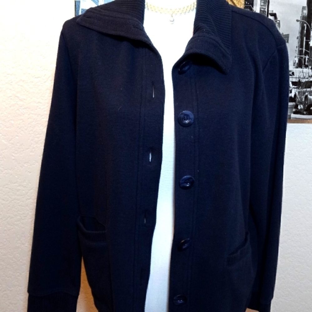 Karen Scott Sweater dark-blue for women size L